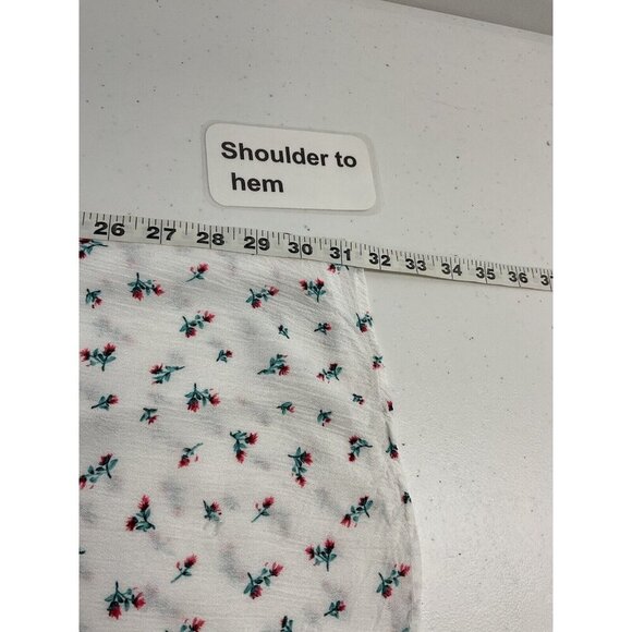 Floral Print White Dress - Picture 6 of 9